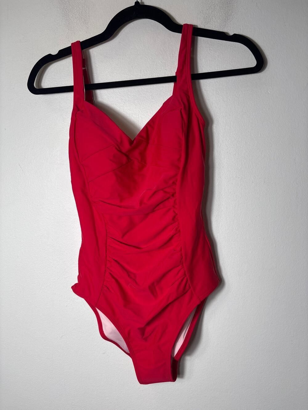 NWT Cupshe Red One Piece Bathing Suit Sz S